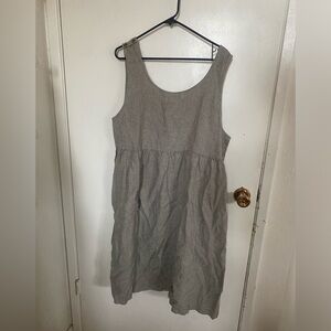 Handmade linen dress